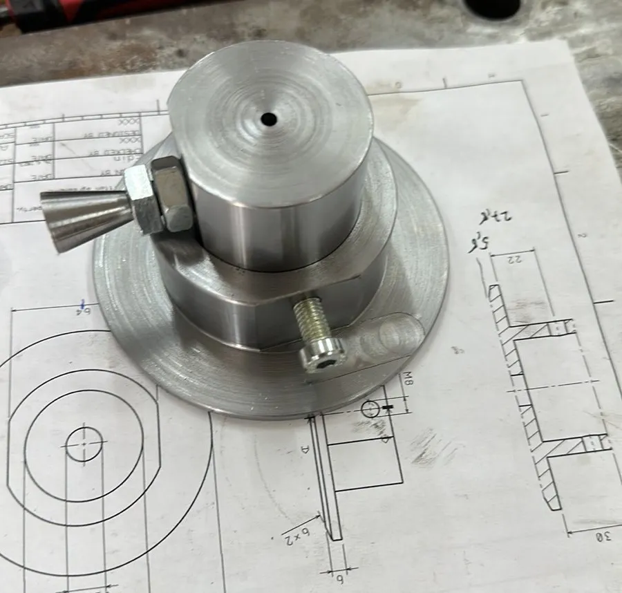 Locking mechanism for winding machine